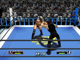 Virtual Pro Wrestling 64 (Japan) In game screenshot